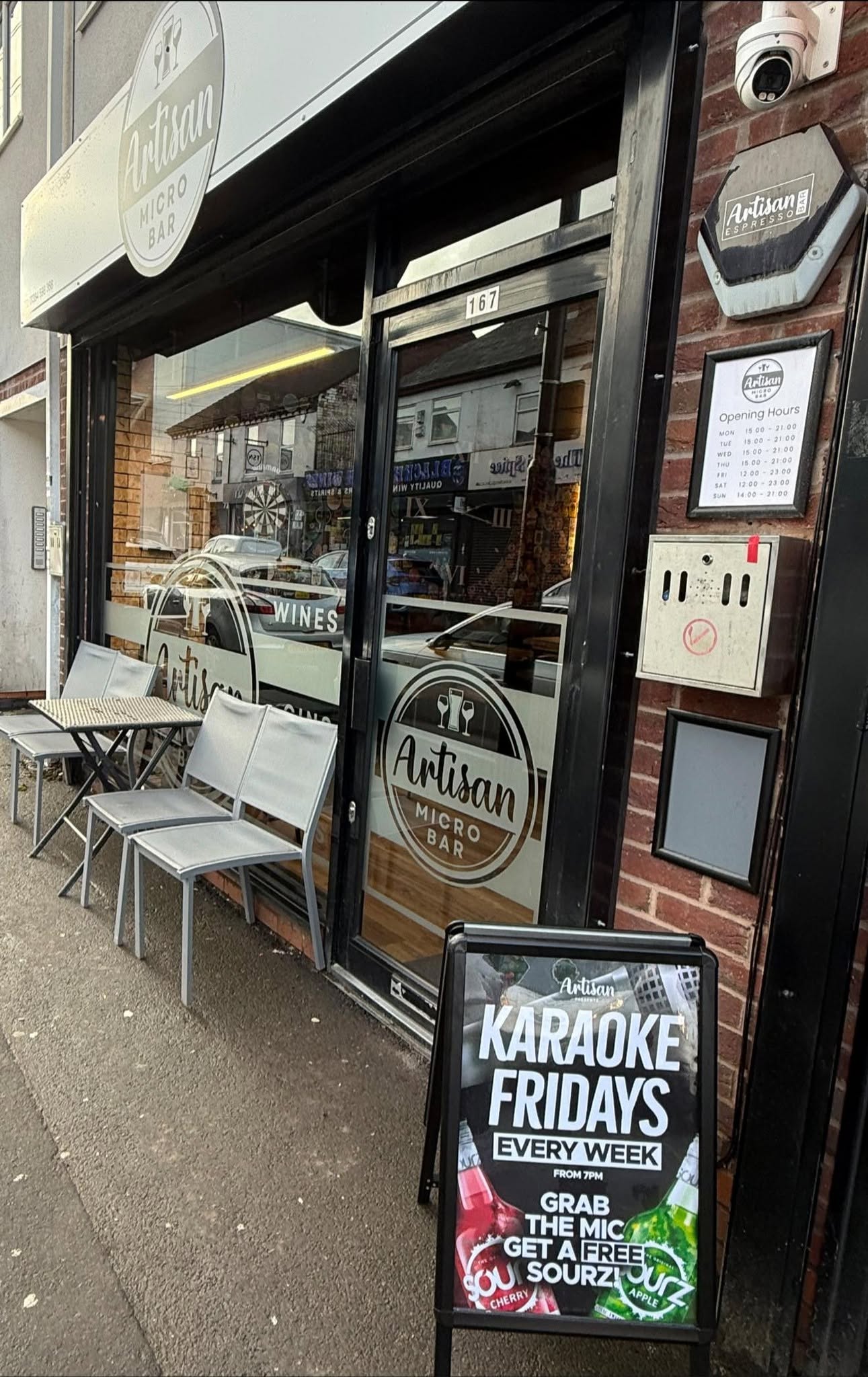 Artisan Micro Bar: A-board designed and supplied